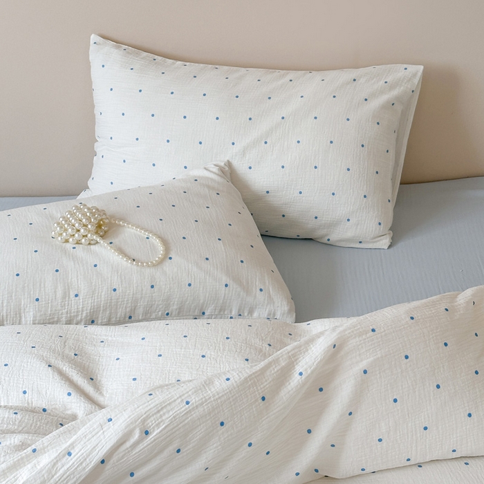 91家纺网 家纺一手货源 找家纺 （总）山舍2025新款皱皱双层纱四件套