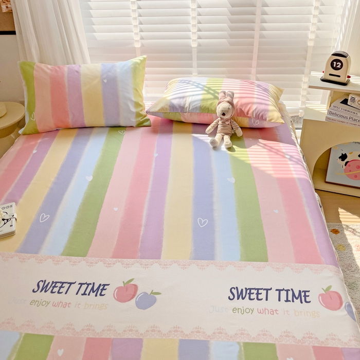 91家纺网 家纺一手货源 找家纺 （总）极梦家纺（支持定制） 2025新款印花磨毛单床裙三件套（总链接一）