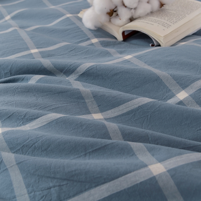 91家纺网 家纺一手货源 找家纺 （总）斯尔顿 2025新款A类全棉色织水洗棉三件套-第二批