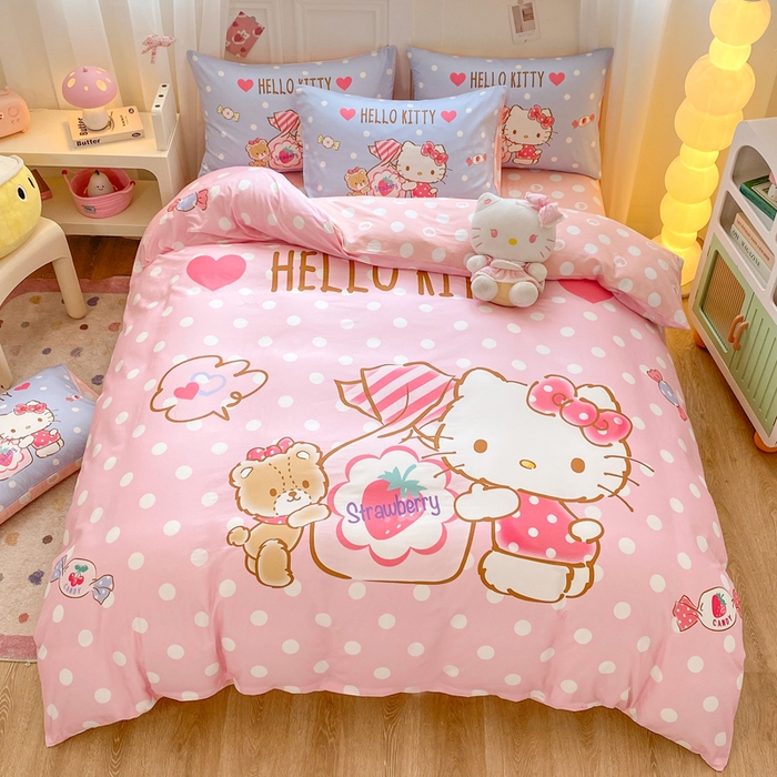 91家纺网 家纺一手货源 找家纺 （总）博雅 2025春夏新款全棉纯棉三丽欧新款大板四件套