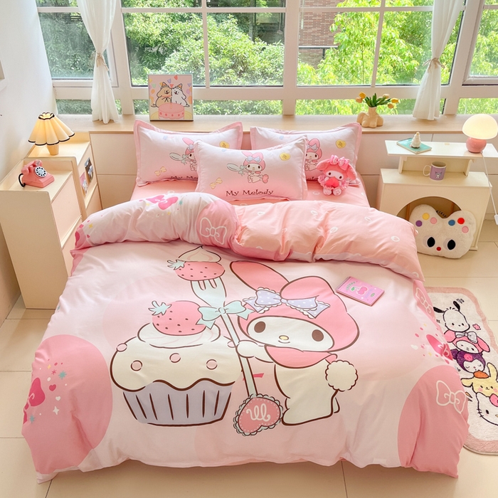 91家纺网 家纺一手货源 找家纺 （总）博雅 2025春夏新款全棉纯棉三丽欧新款大板四件套