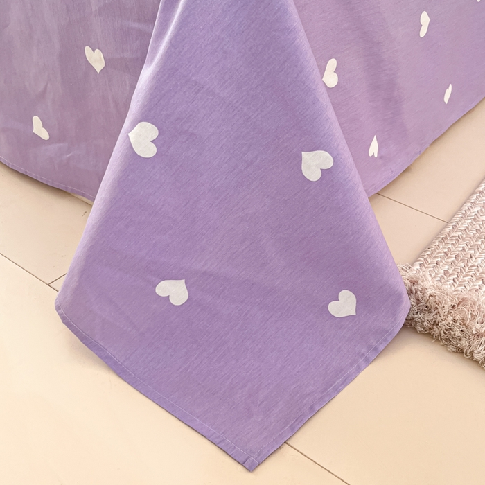 91家纺网 家纺一手货源 找家纺 博雅 2025春夏新款全棉纯棉三丽欧新款大板四件套 全棉大版（信封枕）库洛米宝贝