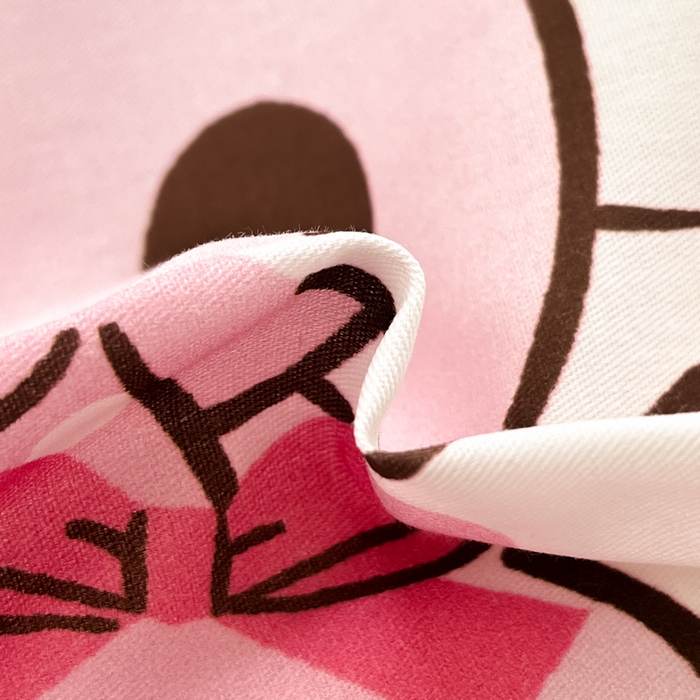 91家纺网 家纺一手货源 找家纺 博雅 2025春夏新款全棉纯棉三丽欧新款大板四件套 全棉大版（信封枕）小花美乐蒂