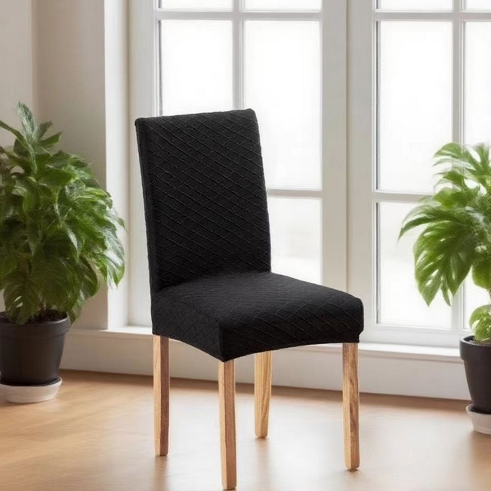 91家纺网 家纺一手货源 找家纺 （总）壹零特色家纺 菱形格一体办公室椅套 转椅椅套子 通用餐桌椅子套