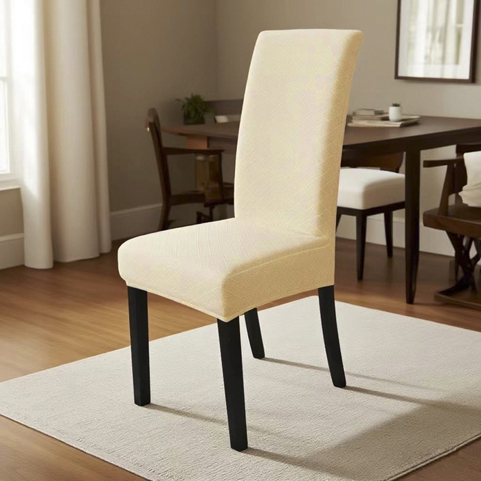 91家纺网 家纺一手货源 找家纺 （总）壹零特色家纺 菱形格一体办公室椅套 转椅椅套子 通用餐桌椅子套