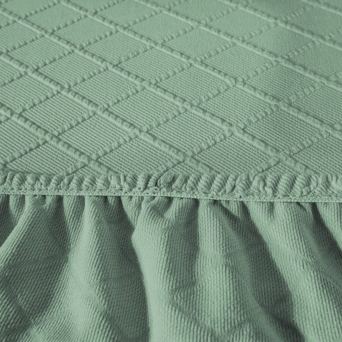 91家纺网 家纺一手货源 找家纺 （总）壹零特色家纺 菱形格一体办公室椅套 转椅椅套子 通用餐桌椅子套