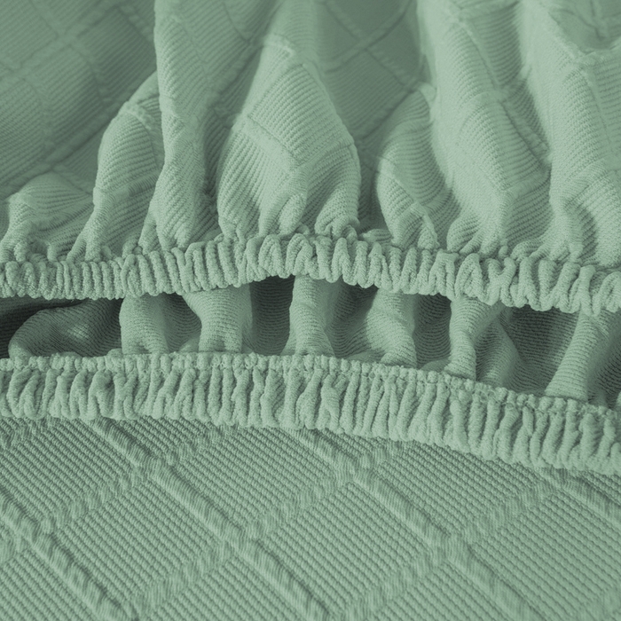 91家纺网 家纺一手货源 找家纺 （总）壹零特色家纺 菱形格一体办公室椅套 转椅椅套子 通用餐桌椅子套