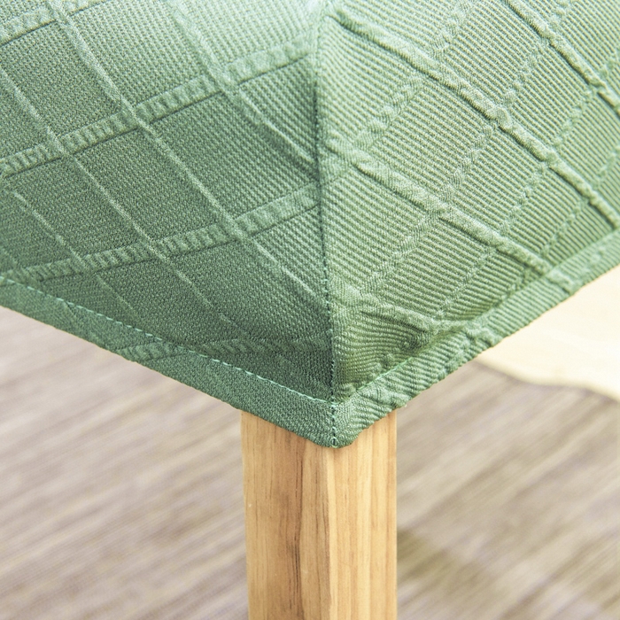 91家纺网 家纺一手货源 找家纺 （总）壹零特色家纺 菱形格一体办公室椅套 转椅椅套子 通用餐桌椅子套