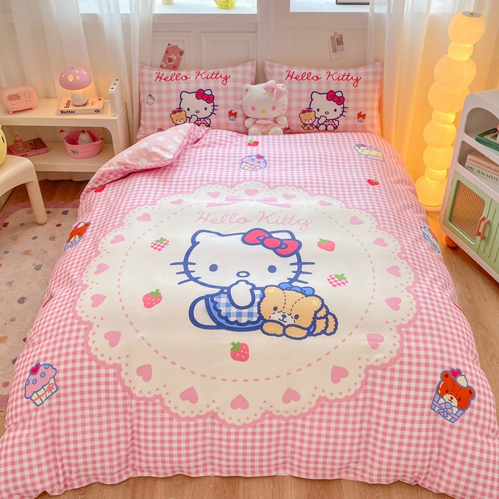 （总）博雅 2025春夏新款全棉纯棉三丽欧新款大板四件套