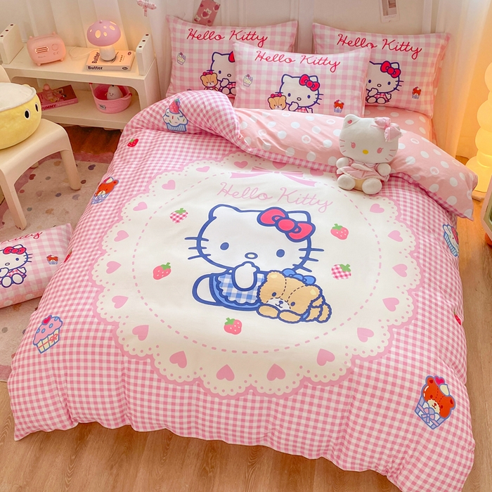 91家纺网 家纺一手货源 找家纺 （总）博雅 2025春夏新款全棉纯棉三丽欧新款大板四件套