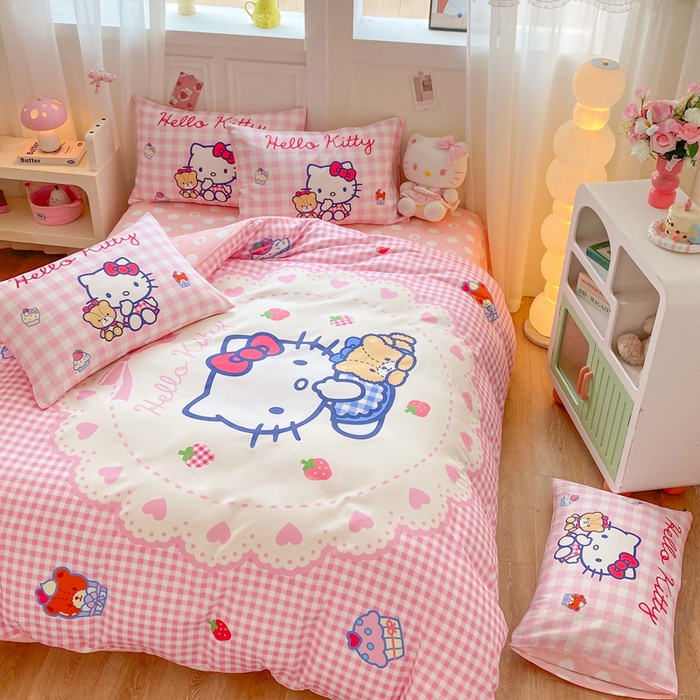 91家纺网 家纺一手货源 找家纺 （总）博雅 2025春夏新款全棉纯棉三丽欧新款大板四件套