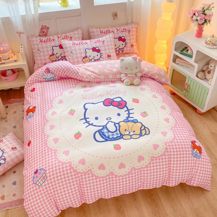 91家纺网 家纺一手货源 找家纺 （总）博雅 2025春夏新款全棉纯棉三丽欧新款大板四件套