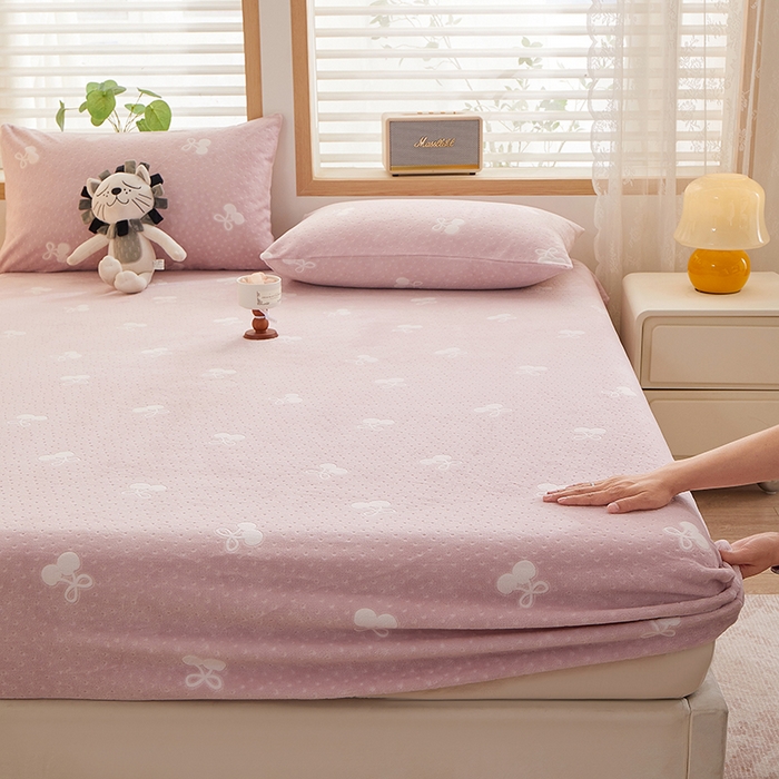 91家纺网 家纺一手货源 找家纺 （总）楼兰公主 2025新款雕花绒床笠