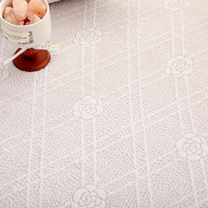 91家纺网 家纺一手货源 找家纺 楼兰公主 2025新款雕花绒床笠 浅灰恬梦