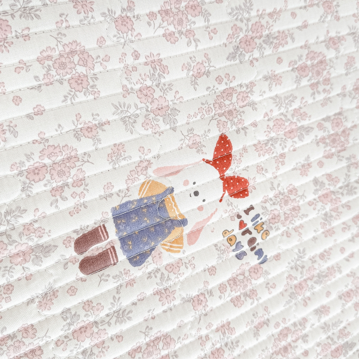 91家纺网 家纺一手货源 找家纺 橘夏家纺 2025新款多功能全棉床盖三件套 妮可兔