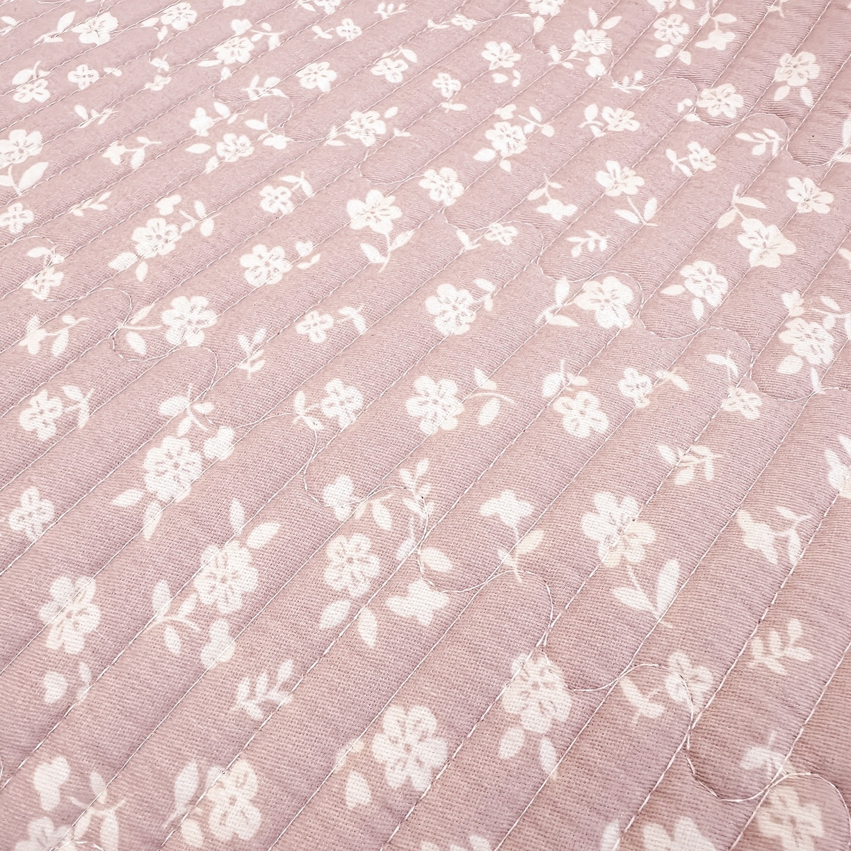 91家纺网 家纺一手货源 找家纺 橘夏家纺 2025新款多功能全棉床盖三件套 野樱苏打～紫