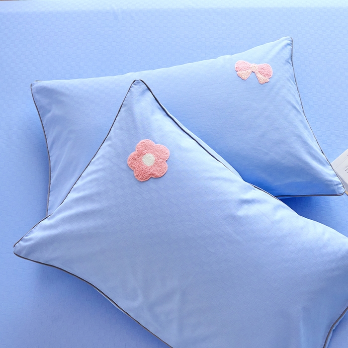 91家纺网 家纺一手货源 找家纺 （总）春皖家纺 2025新款全棉纯棉提花粗布毛巾绣凉席席子单床单 床单单件-风格二