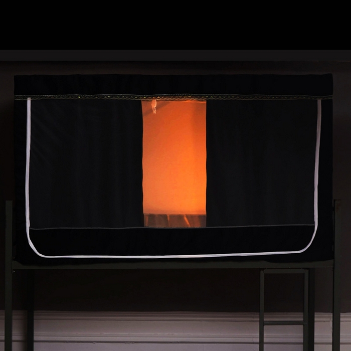 91家纺网 家纺一手货源 找家纺 棉姐床帘蚊帐窗帘 2025新款学生有拉链加厚强遮光一体式床帘蚊帐 星月