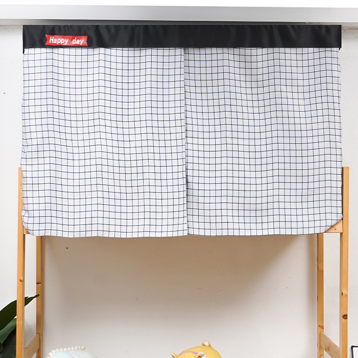 91家纺网 家纺一手货源 找家纺 （总）棉姐 床帘蚊帐2025新款 学生床帘蚊帐床帘 强遮光三层彩画上下铺宿舍床帘