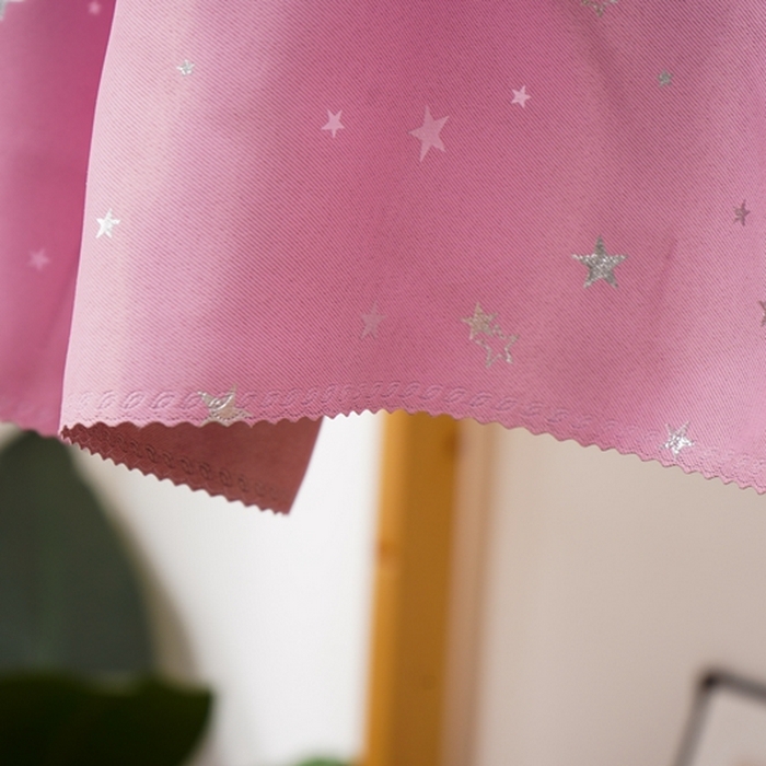 91家纺网 家纺一手货源 找家纺 棉姐 床帘蚊帐2025新款 学生床帘蚊帐床帘 强遮光三层彩画上下铺宿舍床帘 心愿-粉