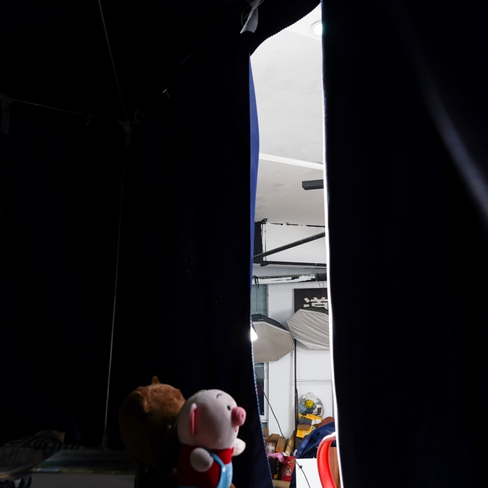 91家纺网 家纺一手货源 找家纺 棉姐 床帘蚊帐 学生床帘蚊帐床帘 强遮光三层彩画上下铺宿舍床帘2024新款 萌猫