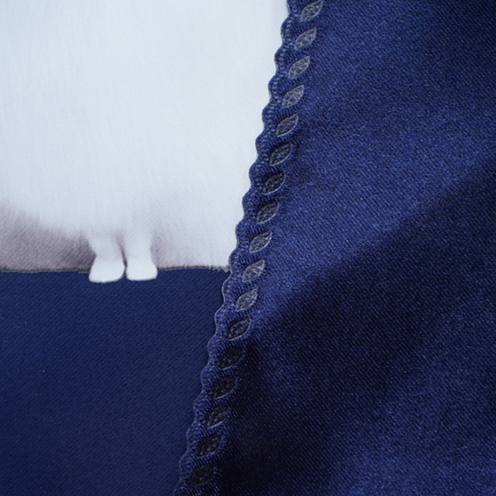 91家纺网 家纺一手货源 找家纺 棉姐 床帘蚊帐 学生床帘蚊帐床帘 强遮光三层彩画上下铺宿舍床帘2024新款 萌猫