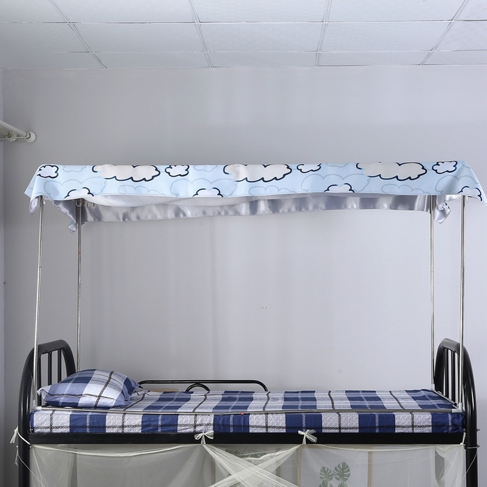 91家纺网 家纺一手货源 找家纺 棉姐 床帘蚊帐 学生床帘蚊帐床帘 强遮光三层彩画上下铺宿舍床帘2024新款 祥云