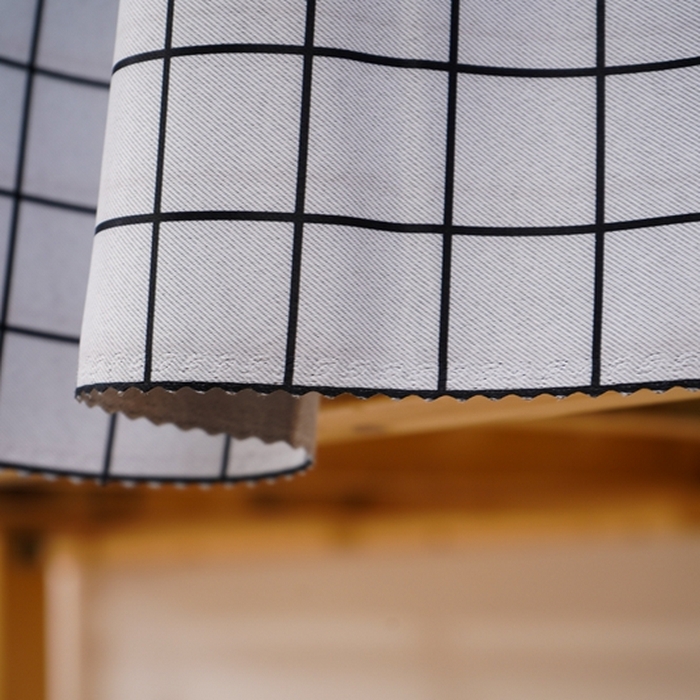 91家纺网 家纺一手货源 找家纺 棉姐 床帘蚊帐 2025新款学生床帘蚊帐床帘 强遮光三层彩画上下铺宿舍床帘白格