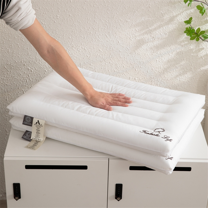 91家纺网 家纺一手货源 找家纺 （总）仁宇枕业 2025新款新品全棉A类母婴级儿童学生成人新疆棉花低枕头枕芯