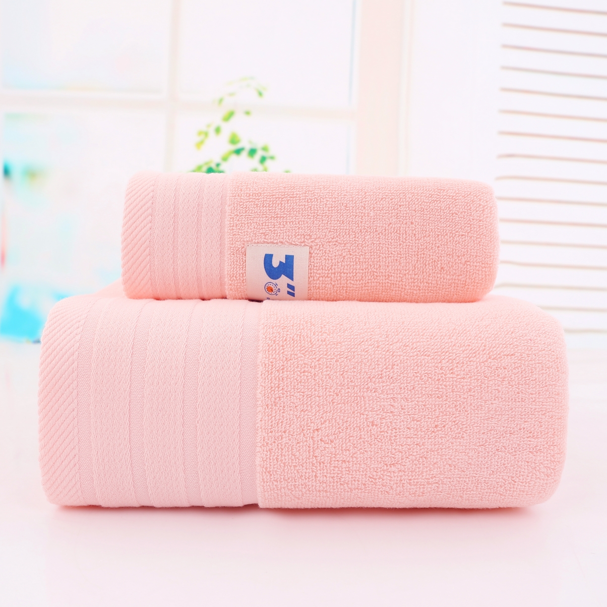 91家纺网 家纺一手货源 找家纺 娇兰毛巾 2025新款7A抗菌3秒瞬吸毛巾 粉色-浴巾 140*70cm/条