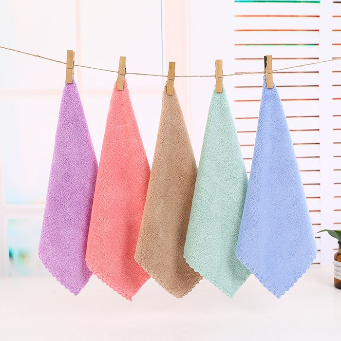 91家纺网 家纺一手货源 找家纺 娇兰毛巾 2025新款珊瑚绒毛巾浴巾方巾 蓝色-方巾 30*30cm/条