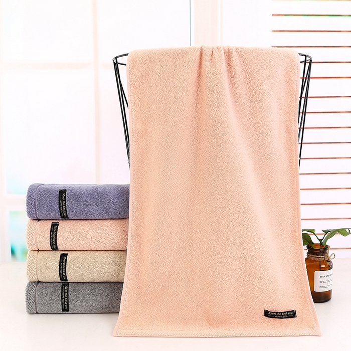 娇兰毛巾 2025新款7A抗菌黑标毛巾 粉色 72*34cm/条