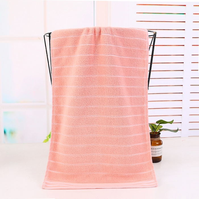 娇兰毛巾 2025新款7A抗菌浣纱毛巾 橙粉 72*34cm/条