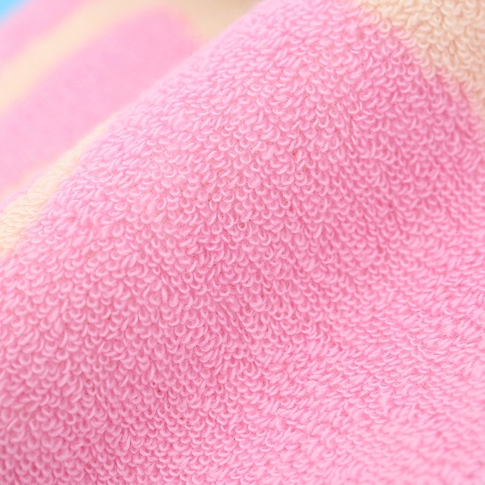 91家纺网 家纺一手货源 找家纺 娇兰毛巾 2025新款7A抗菌猫乐童巾熊宝方巾 粉色-童巾 50*25cm/条