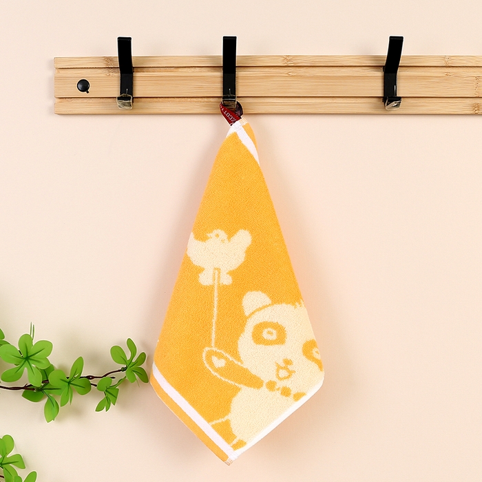 91家纺网 家纺一手货源 找家纺 （总）娇兰毛巾 2025新款7A抗菌猫乐童巾熊宝方巾