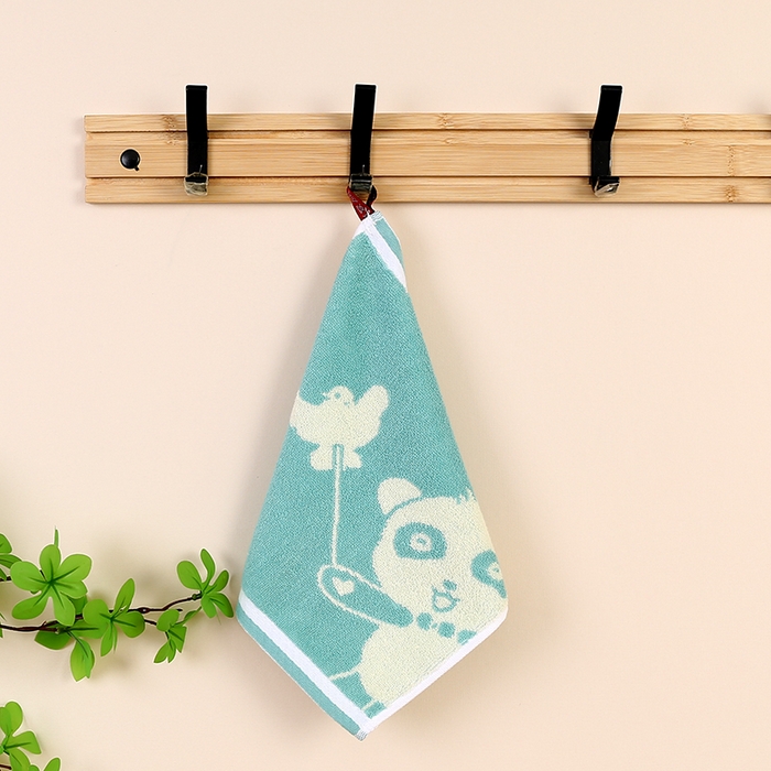 91家纺网 家纺一手货源 找家纺 （总）娇兰毛巾 2025新款7A抗菌猫乐童巾熊宝方巾