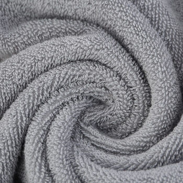 91家纺网 家纺一手货源 找家纺 娇兰毛巾 2025新款7A抗菌亲下毛巾 灰色 72*34cm/条