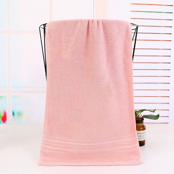 娇兰毛巾 2025新款7A抗菌亲下毛巾 粉色 72*34cm/条