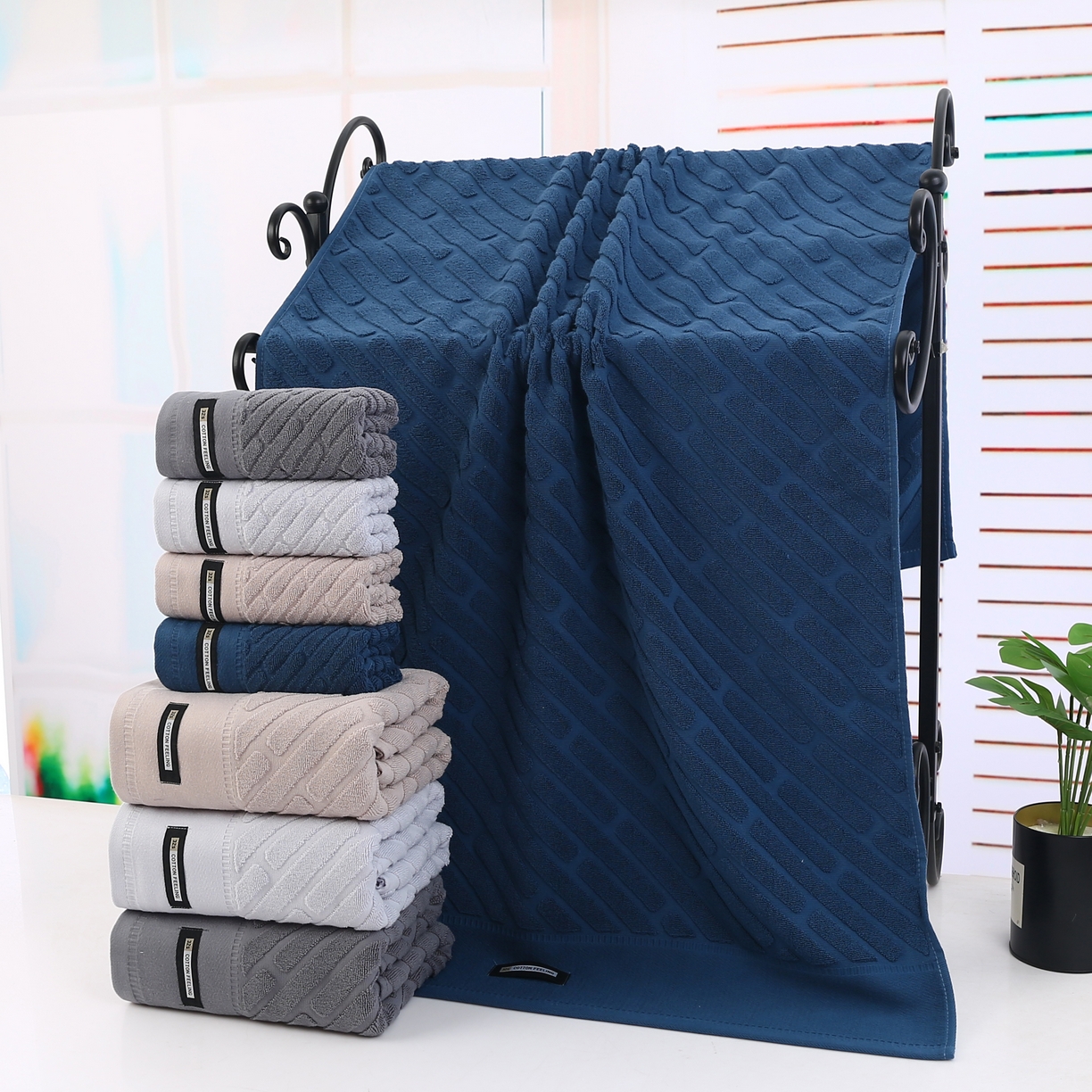 91家纺网 家纺一手货源 找家纺 （总）娇兰毛巾 2025新款7A抗菌深世毛巾