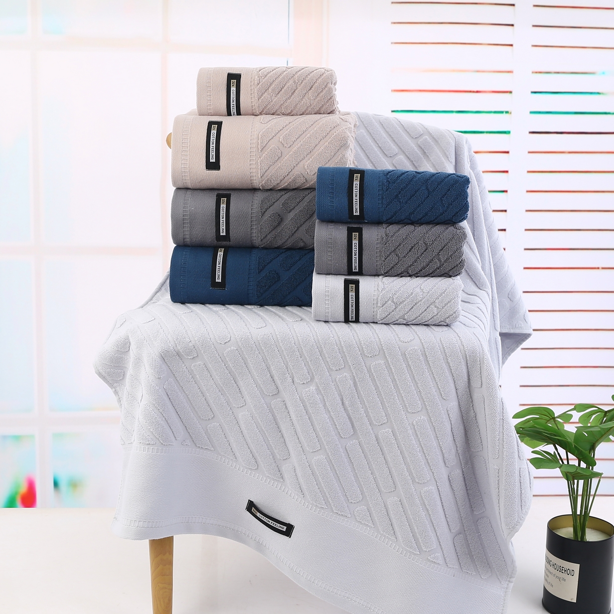 91家纺网 家纺一手货源 找家纺 （总）娇兰毛巾 2025新款7A抗菌深世毛巾