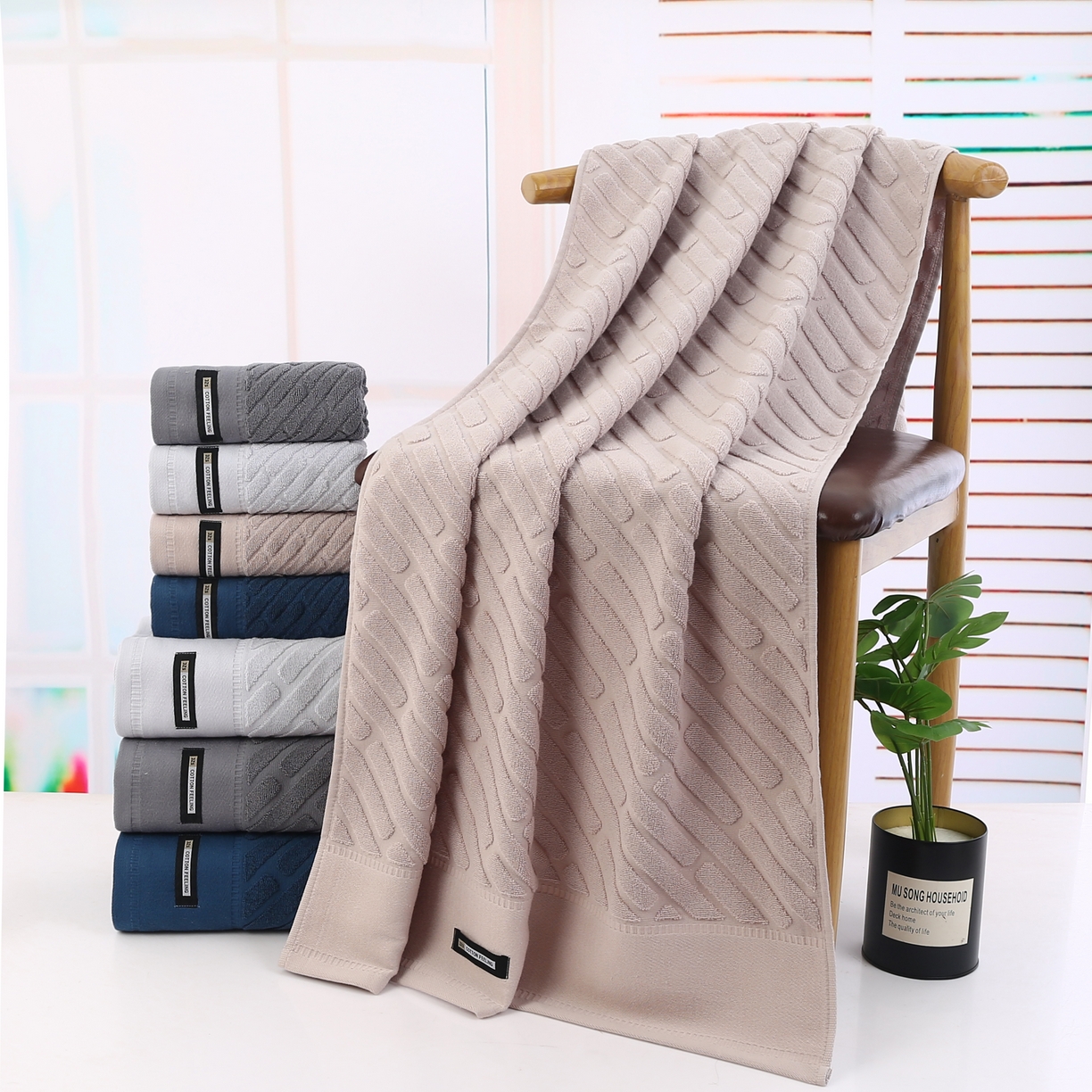 91家纺网 家纺一手货源 找家纺 （总）娇兰毛巾 2025新款7A抗菌深世毛巾