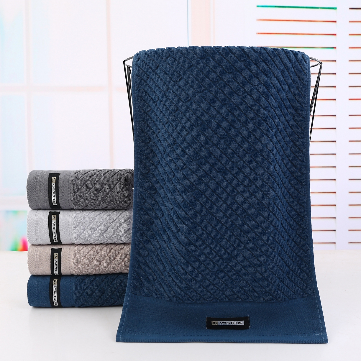 91家纺网 家纺一手货源 找家纺 （总）娇兰毛巾 2025新款7A抗菌深世毛巾