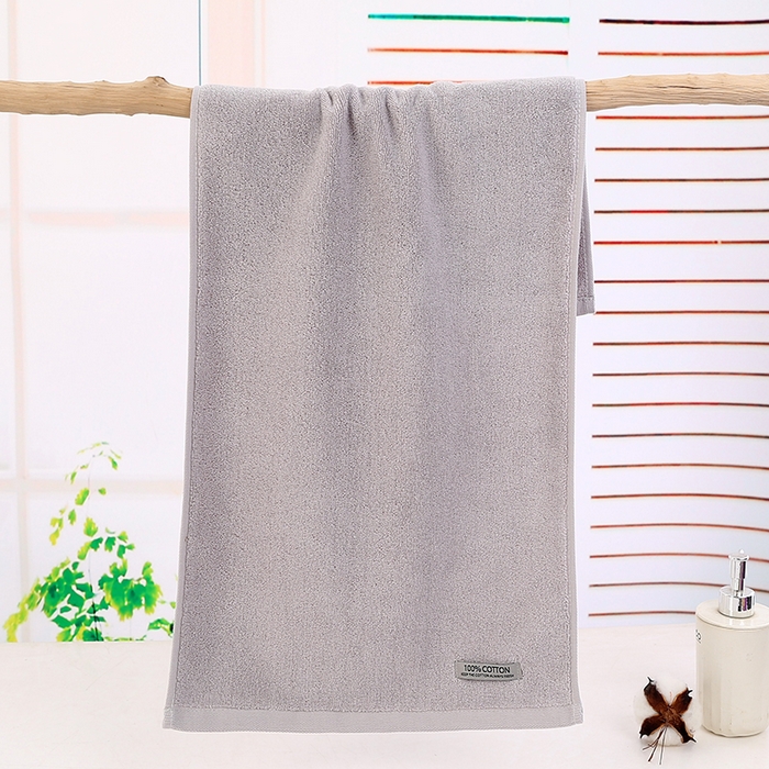 娇兰毛巾 2025新款7A抗菌素锦毛巾 浅灰 72*34cm/条