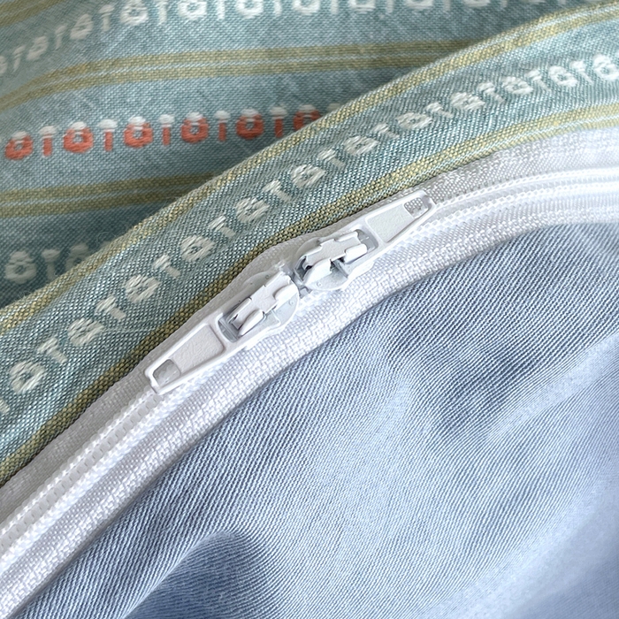 91家纺网 家纺一手货源 找家纺 （总）春皖家纺 2025春夏新款全棉纯棉色织提花斜纹水洗棉单被套 被套单件