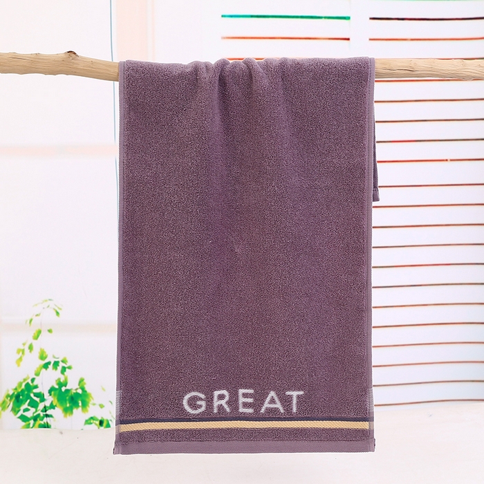 娇兰毛巾 2025新款7A抗菌唯薇毛巾 紫色 72*34cm/条