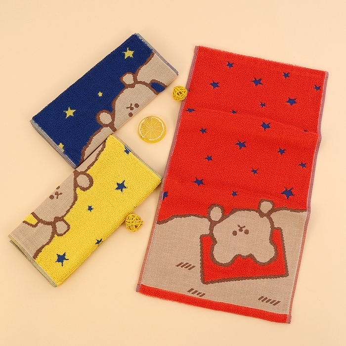 91家纺网 家纺一手货源 找家纺 （总）娇兰毛巾 2025新款7A抗菌心熊童巾