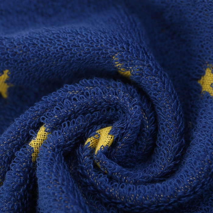 91家纺网 家纺一手货源 找家纺 娇兰毛巾 2025新款7A抗菌心熊童巾 黄色 50*25cm/条