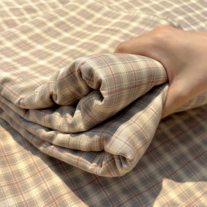 91家纺网 家纺一手货源 找家纺 百寐2025年全棉双层纱床单 卡米尔