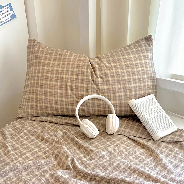 91家纺网 家纺一手货源 找家纺 百寐2025年全棉双层纱床单 卡米尔