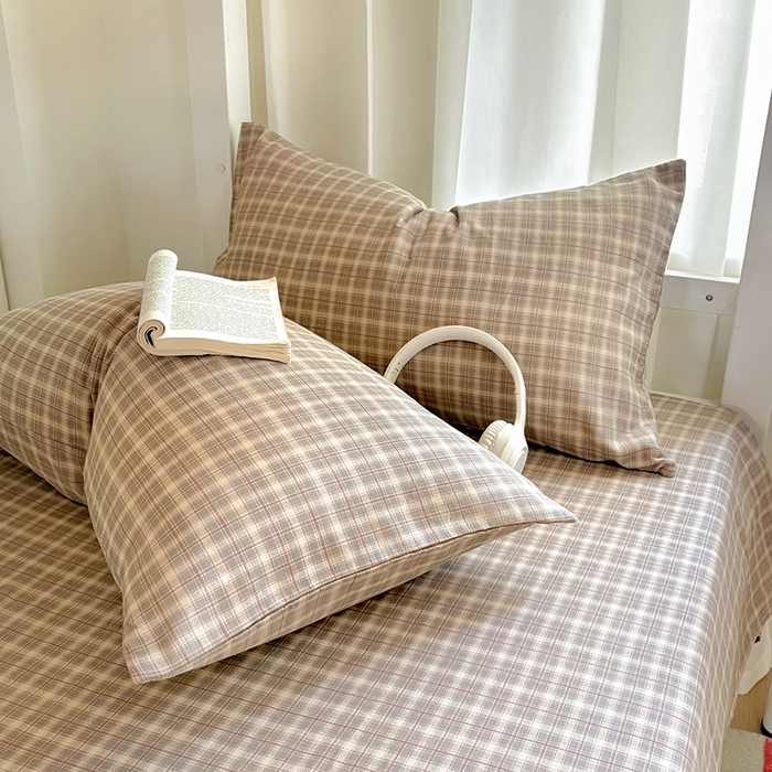 91家纺网 家纺一手货源 找家纺 百寐2025年全棉双层纱床单 卡米尔